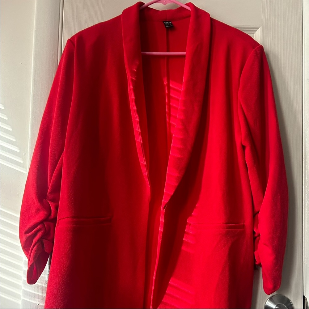 Red SHEIN Blazer - Size XL